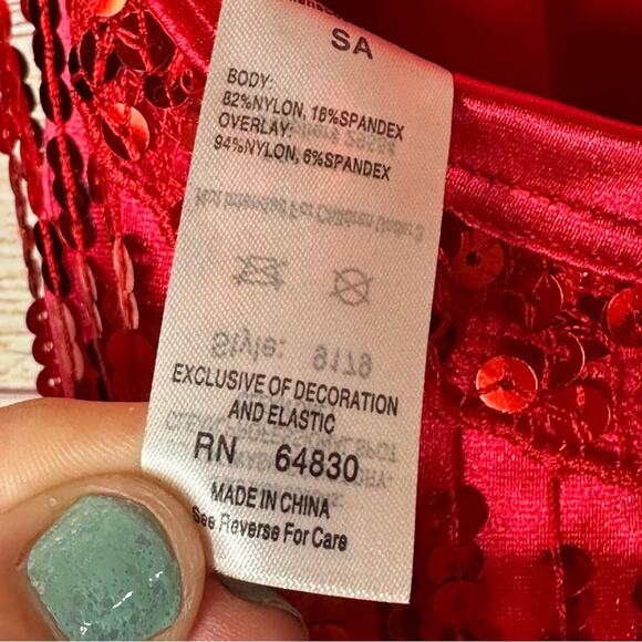 Weissman Dance / Halloween / Costume Flapper Roaring Twenties - RED - Picture 6 of 14